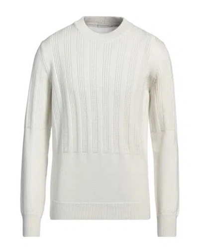 Paolo Pecora Man Sweater Off White Size L Virgin Wool