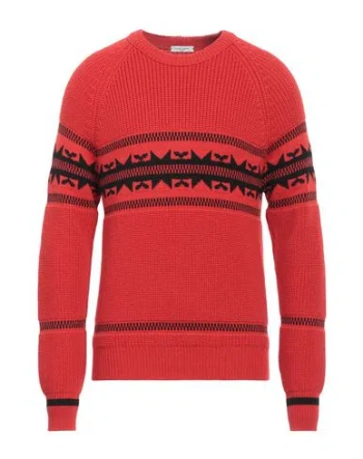 Paolo Pecora Man Sweater Red Size M Wool