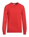 Paolo Pecora Man Sweater Red Size Xxl Virgin Wool