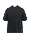 Paolo Pecora Man Sweatshirt Black Size Xl Cotton