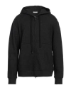 Paolo Pecora Man Sweatshirt Charcoal Size Xxl Cotton, Viscose, Polyamide, Elastane