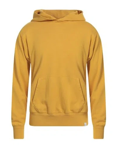 Paolo Pecora Man Sweatshirt Marigold Size Xl Cotton, Elastane In Yellow