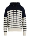 Paolo Pecora Man Sweatshirt Midnight Blue Size M Cotton, Virgin Wool, Elastane In Blue