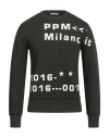 Paolo Pecora Man Sweatshirt Military Green Size S Cotton