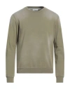 Paolo Pecora Man Sweatshirt Military Green Size Xl Cotton