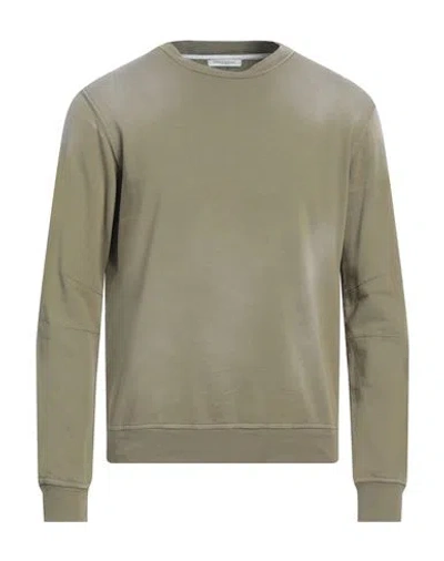 Paolo Pecora Man Sweatshirt Military Green Size Xl Cotton