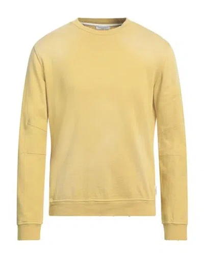 Paolo Pecora Man Sweatshirt Mustard Size M Cotton In Yellow
