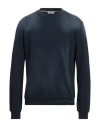 Paolo Pecora Man Sweatshirt Navy Size L Cotton In Navy
