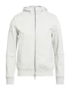 Paolo Pecora Man Sweatshirt Off White Size 38 Cotton, Polyamide In White