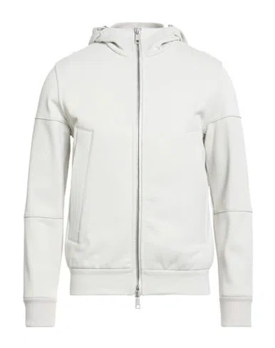 Paolo Pecora Man Sweatshirt Off White Size 38 Cotton, Polyamide