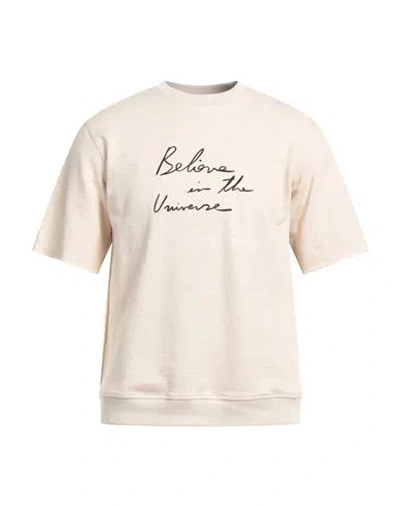 Paolo Pecora Man Sweatshirt Sand Size L Cotton, Linen In Beige