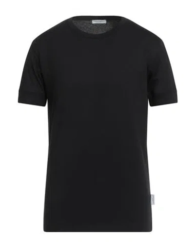 Paolo Pecora Man T-shirt Black Size 3xl Cotton, Modal