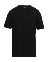 Paolo Pecora Man T-shirt Black Size M Cotton