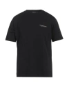 Paolo Pecora Man T-shirt Black Size Xxl Cotton