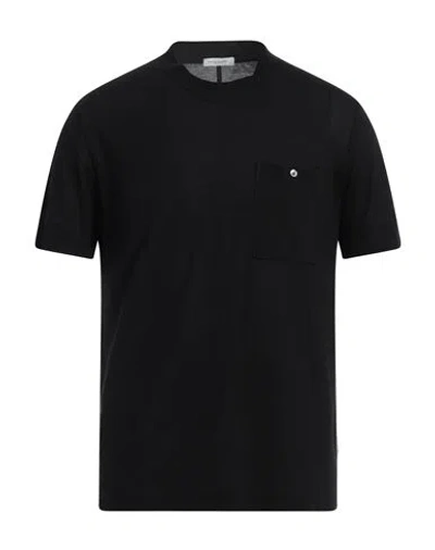 Paolo Pecora Man T-shirt Black Size M Cotton
