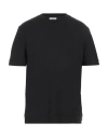 Paolo Pecora Man T-shirt Black Size S Cotton, Elastane