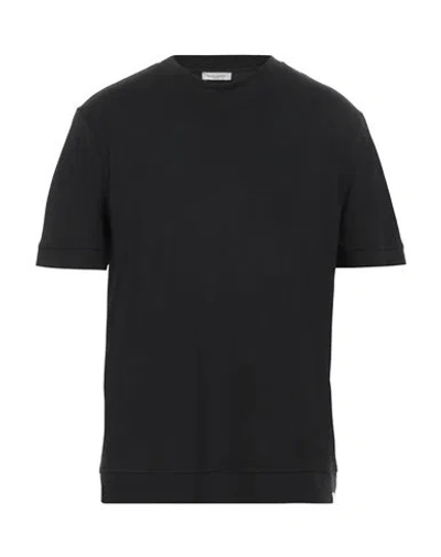 Paolo Pecora Man T-shirt Black Size S Cotton, Elastane In Black