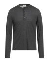 Paolo Pecora Man T-shirt Grey Size M Viscose In Gray