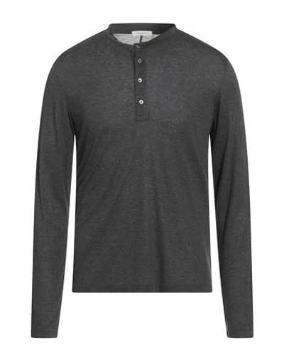 Paolo Pecora Man T-shirt Grey Size M Viscose In Gray