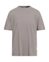 Paolo Pecora Man T-shirt Khaki Size Xl Cotton In Beige