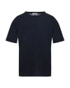 Paolo Pecora Man T-shirt Midnight Blue Size L Cotton