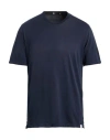 Paolo Pecora Man T-shirt Midnight Blue Size M Cotton In Blue