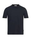 Paolo Pecora Man T-shirt Midnight Blue Size S Cotton