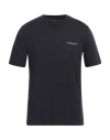 Paolo Pecora T-shirts And Polos Black In Blue