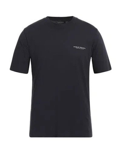 Paolo Pecora T-shirts And Polos Black In Nero Neri E Grigi