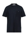 Paolo Pecora Man T-shirt Midnight Blue Size Xl Cotton