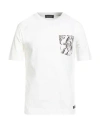 Paolo Pecora Man T-shirt White Size L Cotton In White