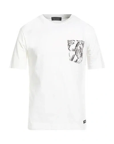 Paolo Pecora Man T-shirt White Size L Cotton