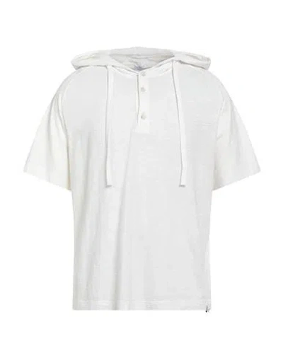 Paolo Pecora Man T-shirt White Size L Cotton, Linen