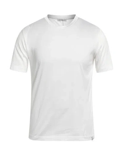 Paolo Pecora Man T-shirt White Size S Cotton