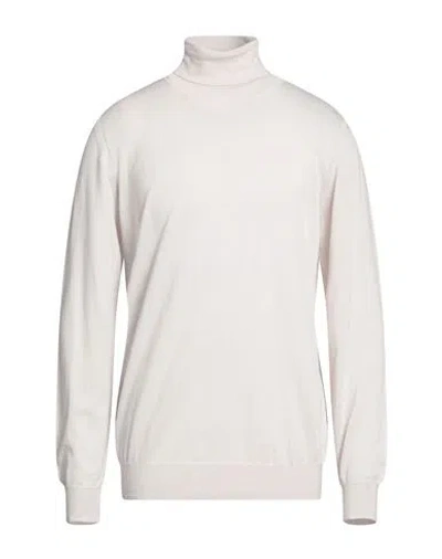 Paolo Pecora Man Turtleneck Beige Size Xxl Wool In Sand