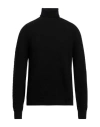 Paolo Pecora Man Turtleneck Black Size Xxl Wool, Polyacrylic