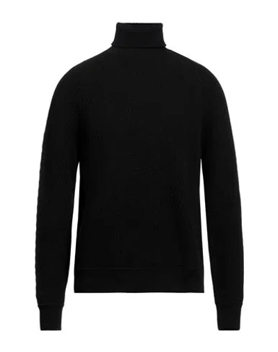 Paolo Pecora Man Turtleneck Black Size Xxl Wool, Polyacrylic