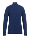 Paolo Pecora Man Turtleneck Blue Size Xl Virgin Wool