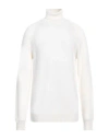 Paolo Pecora Man Turtleneck Cream Size Xl Virgin Wool In White
