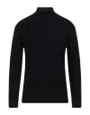 Paolo Pecora Man Turtleneck Midnight Blue Size L Virgin Wool