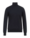 Paolo Pecora Man Turtleneck Midnight Blue Size L Wool