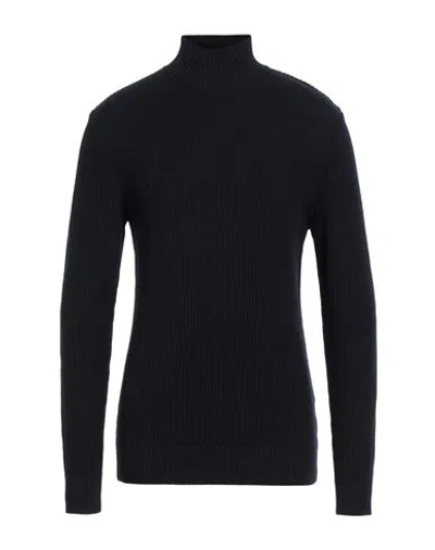 Paolo Pecora Man Turtleneck Midnight Blue Size Xl Virgin Wool