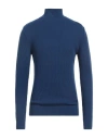 Paolo Pecora Man Turtleneck Navy Blue Size L Virgin Wool