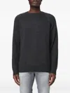 Paolo Pecora Mélange-effect Sweater In Gray