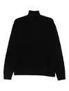 Paolo Pecora Merino Wool Jumper In Black