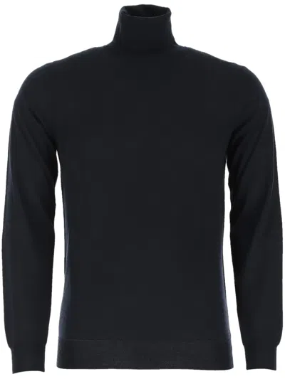Paolo Pecora Merino-wool Jumper In Blue