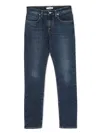 Paolo Pecora Mid-rise Straight-leg Jeans In Blue