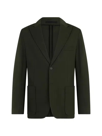 Paolo Pecora Notch-lapel Single-breasted Blazer In Green