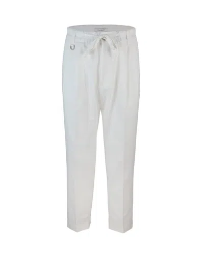 Paolo Pecora Pantalone Bianco Con Coulisse In White