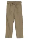 Paolo Pecora Drawstring Trousers In Green